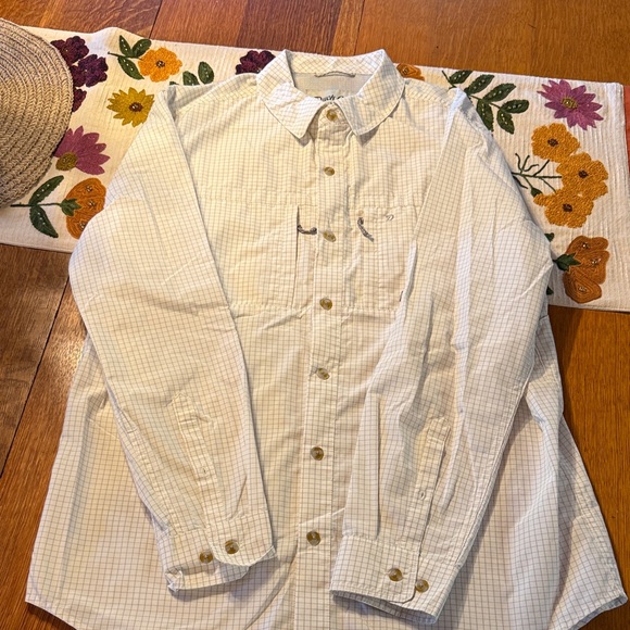 Men's Duck Camp lightweight checkered shirt, size large - Picture 1 of 4